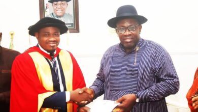 Former Bayelsa Governor, Senator Henry Seriake Dickson, Celebrates Brother’s PhD Achievement