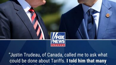 ‘WHAT’S GOING ON?’: President Trump detailed the blunt phone call he had with Canadian PM Trudeau, saying that although the call ended in a “somewhat friendly manner,” he still had questions.