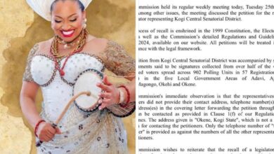 BREAKING NEWS:  INEC Press Release On Recall Of Senator Natasha Akpoti Uduaghan