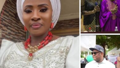 PASTOR REUBEN COMMISERATE WITH ESTHER MARTINS OVER DEATH OF FATHER CHIEF CAPT JONES SAlYOU.