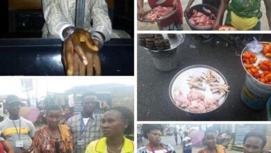 Bayelsa Vigilante apprehends Man, Women, who sells Vultures as Chicken meat in Yenagoa.