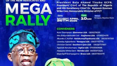 All is now set for the Mega Rally of the New Associates in Bayelsa state to Appreciate President Tinubu