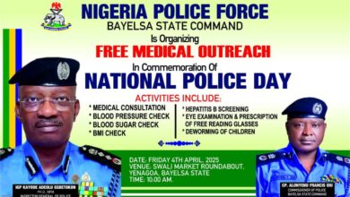 Activities  Marking  The National Police Day in Bayelsa state.