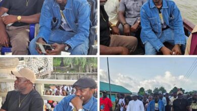 The National Chairman of Phase 2 of the Presidential Amnesty Program (PAP), Gen. Ibena Rufus Salvation Attend the burial Ceremony of late Chief Kile Torughedi, father of Gen. Young Shall Grow