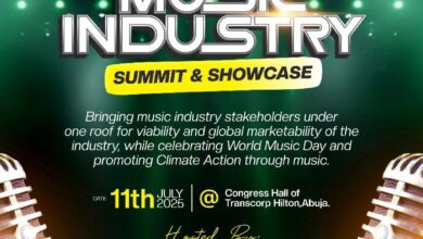 Nigerian Music Industry Summit and Showcase to Promote Climate Action Holds in Abuja on the 11th Day of July, 2025.