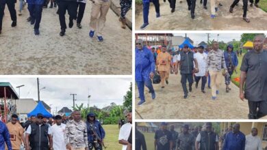 Chief Pastor Reuben with storms Azuzama Community in Southern ijaw to honour the father of General Young Shall Grow