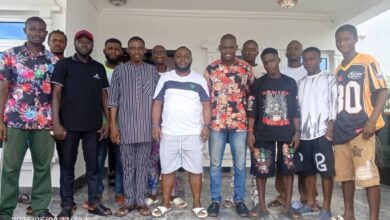 Hon.Wisdom Kieribo Received  Peace FC of Akaba at his  Yenagoa Residence.