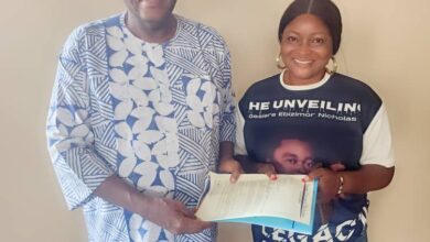 Amb. Dr. Boladei Igali expresses admiration over  Gesiere Ebizimor’s  courage and dedication to promoting her father’s legacy.