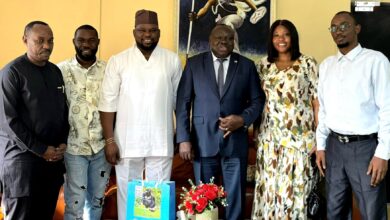 Dr. Amafibe Holds Talks With Rwandan Ambassador to Nigeria Ahead of 100 Most Notable Africans Leadership and Business Summit in Kigali