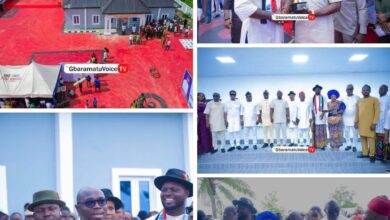 EXCLUSIVE PHOTOS: Tantita Commissions ₦200 Million Isoko Youth House in Delta
