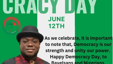 As we celebrate, it is important to note that, Democracy is our strength, and unity, our power.  Happy Democracy Day to Bayelsans and Nigerians.