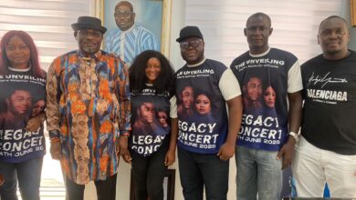 Gesiere Ebizimor Nicholas (PhD) daughter of King Dr. Robert Ebizimor meets Hon Amb Prince Lucky Alex Youbogha  Director Special Duties and Transport Government House Yenagoa Ahead of Legacy Concert.