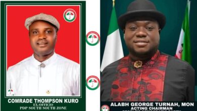 TURNAH FELICITATES COMRADE THOMPSON ON 40TH BIRTHDAY ANNIVERSARY, CALLS HIM A DEPENDABLE PILLAR IN PDP SOUTH SOUTH ZONE