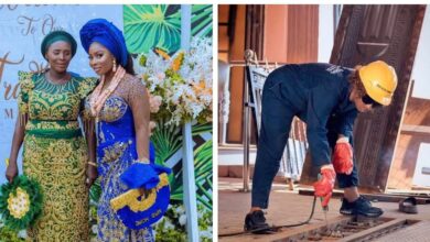 Bayelsa female welder faith Lesley Celebrate mother on her birthday