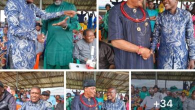 ‎Dr David Solomon Pays Last Respect to His Step Mother Late Mrs Sarah David Faghawari at Opuama Community in SILGA