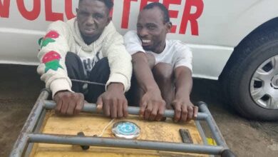 BAYELSA STATE VOLUNTEERS SECURITY OUTFIT APPREHEND ROBBERY SUSPECTS IN EDEPIE, YENAGOA