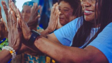 The founder Advocacy for Human Strategic Change Initiative Pst Esther Martins   Puts Smiles on Faces of Widows in Yenagoa