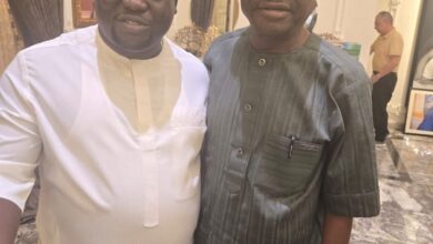 Barr. George Turnah MON visits FCT Minister Nyesom Wike in Abuja