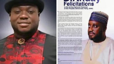 GEORGE TURNAH FELICITATES PDP ACTING NATIONAL CHAIRMAN, ABDULRAHMAN MUHAMMED, ON BIRTHDAY