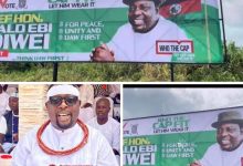 Igbadiwei’s Rising Popularity: Supporters Flood Communities with Voluntary Billboards Ahead of INC Race