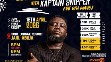 Abuja Braces for Impact: Kaptain Snipper Set to ‘Disturb the Kapital’ in Tonight’s Massive Soul Lounge Takeover*