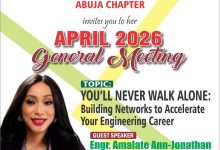 YEFON ABUJA TO HOST APRIL GENERAL MEETING ON ENGINEERING CAREER GROWTH