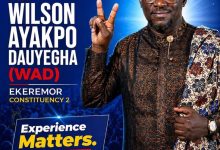 Hon. Wilson Ayakpo Dauyegha Declares for Ekeremor Constituency 2 Seat