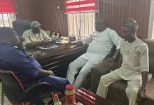 Bayelsa  State  PDP Chairmen George turnah Hold Closed-Door Meeting With National Chairman In Abuja