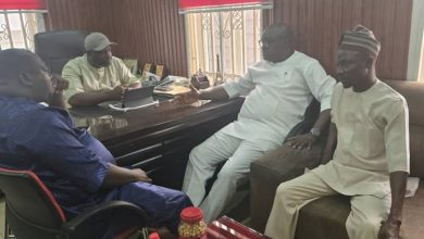 Bayelsa  State  PDP Chairmen George turnah Hold Closed-Door Meeting With National Chairman In Abuja