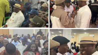 Chief Pastor Reuben Wilson, John- Jonah, Hon. Williams Alamene Dr. Solomon David Meet at Bayelsa APC Secretariat Commissioning
