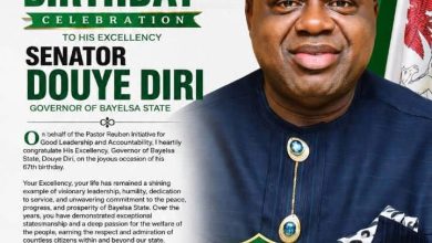 REUBEN WILSON CELEBRATES GOV. DIRI AT 67, COMMENDS HIS LEADERSHIP LEGACY